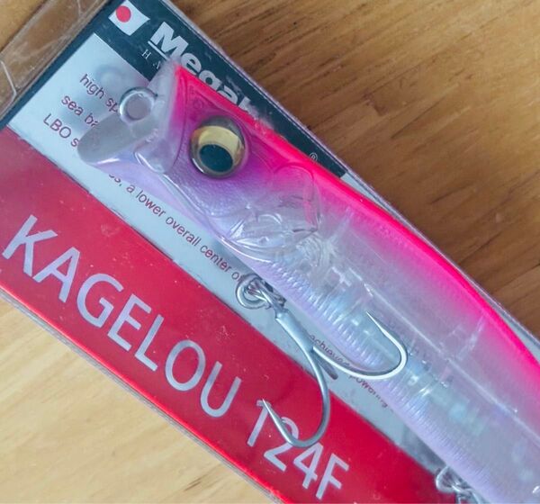 新品 Megabass メガバス KAGELOU カゲロウ 124F GP PINK BACK GPピンクバック