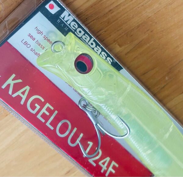 新品 Megabass メガバス KAGELOU カゲロウ 124F GP YELLOW VENUS GPイエローヴィーナス
