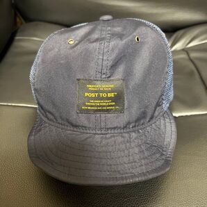POST TO BE メッシュキャップ ネイビー ベーシックエンチ アンパイアキャップ ビックサイズ