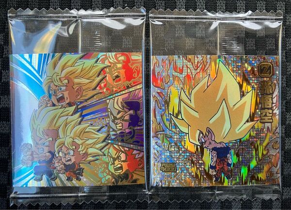 ドラゴンボール ウエハース 孫悟空ugr 孫悟空&孫悟飯&孫悟天ugr