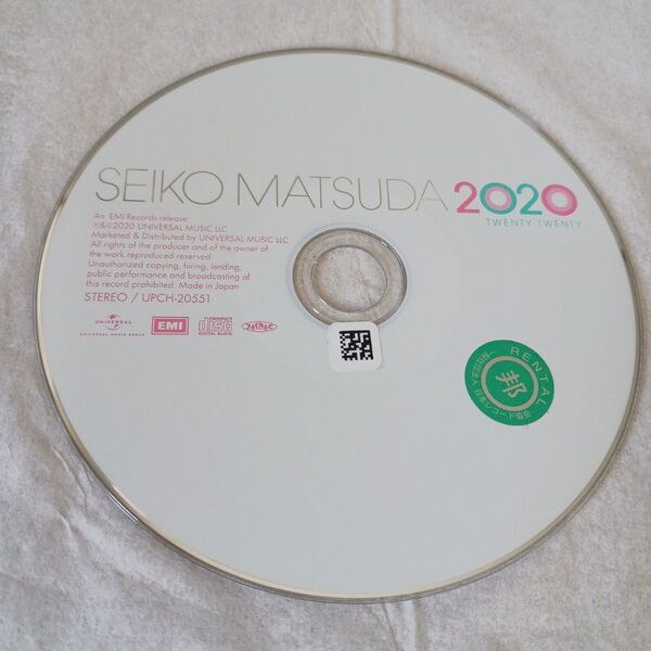 SEIKO MATSUDA 2020 通常盤 松田聖子 レンタル落ち ディスクのみ