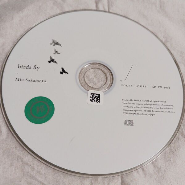 birds fly 坂本美雨 CD レンタル落ち ディスクのみ