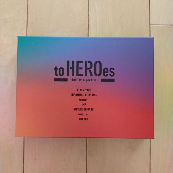 TOBE 1st Super Live ~to HEROes~ 初回限定盤