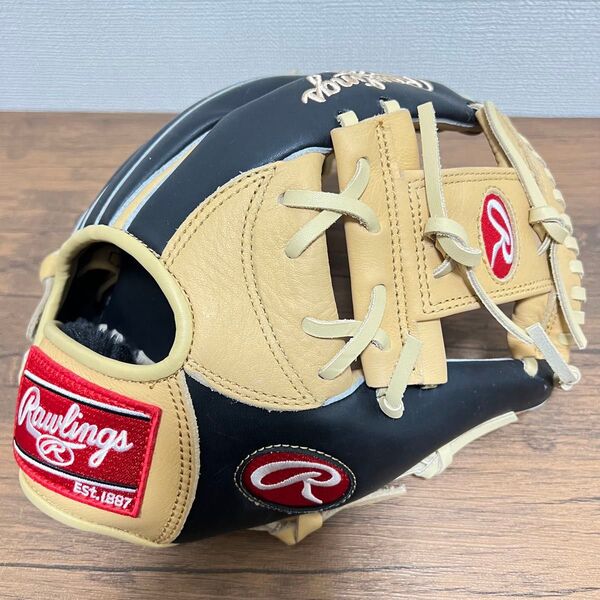 【未使用品】一般軟式・グローブ ローリングス 内野用・大人用 キャメル