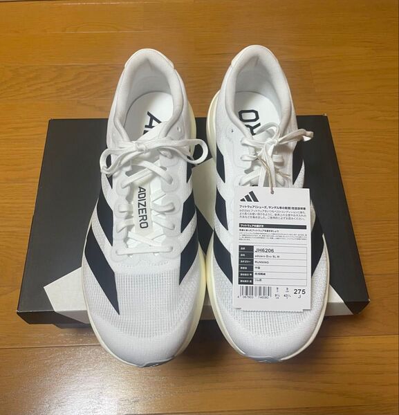 アディダス ADIZERO EVO SL 27.5センチ 新品未使用品 エヴォSL ランニング シューズ 箱付き