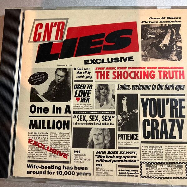 ガンズアンドローゼス GUNS N ROSES GNR LIES