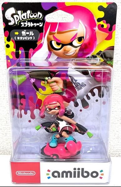 【新品未開封】amiibo ガール ネオンピンク スプラトゥーン アミーボ スプラトゥーン3 ニンテンドースイッチ2対応