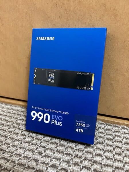 【未使用】サムスン Samsung 990 EVO Plus 4TB MZ-V9S4T0B-IT 【NVMe SSD M.2】