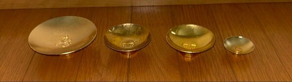 金メッキ 24KGP 金杯 金盃 約275g 箱なし『AAA176』