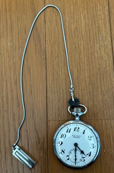稼動品 懐中時計 鉄道時計 手巻き セイコー プレシジョン SEIKO PRECISION 15石 9119-0020T