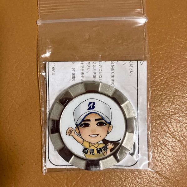 稲見萌寧プロ ブリヂストン キャラクター ゴルフマーカー