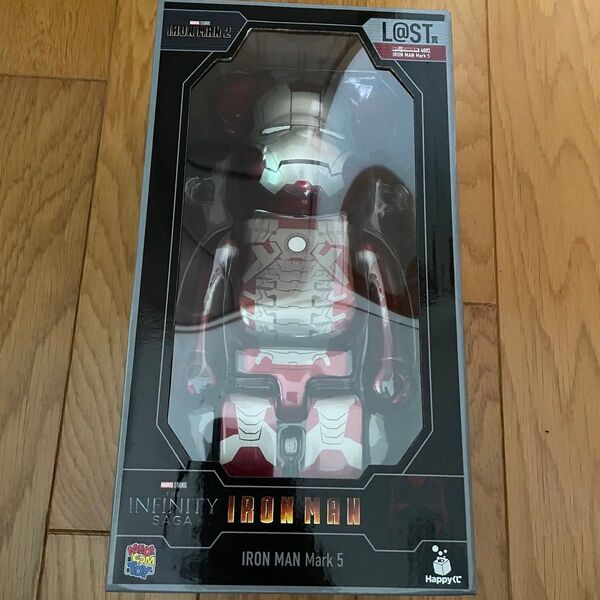 BE@RBRICK ベアブリック アイアンマン ラストワン賞 ハッピーくじ