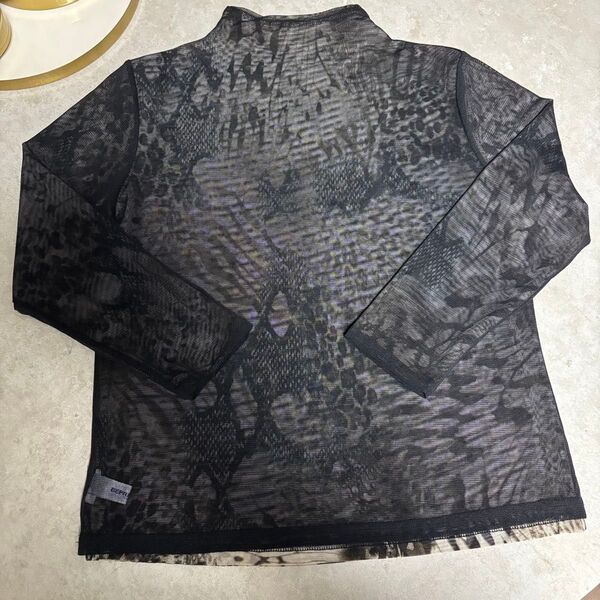 【ほぼ未使用】Kmrii似 Y2K japanese label シアートップス
