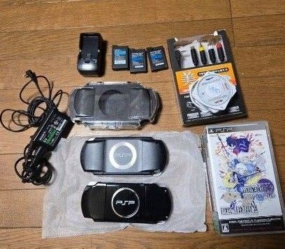 PSP 本体 まとめ売り ソフト 充電器 ケース付き