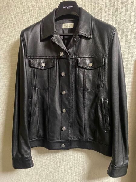saint laurent paris レザージャケット 50 サンローランパリ