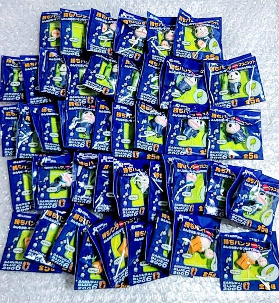 大量 SAMURAI BLUE 2006 勝ちパンダ つながる マスコット KIRIN 生茶 非売品 ノベルティ