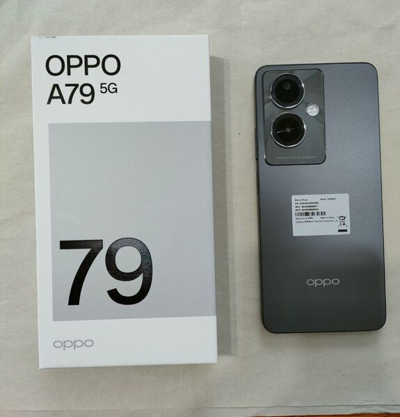 OPPO A79 5G SIMフリー ミステリーブラック 物理SIM 2枚 CPH2557
