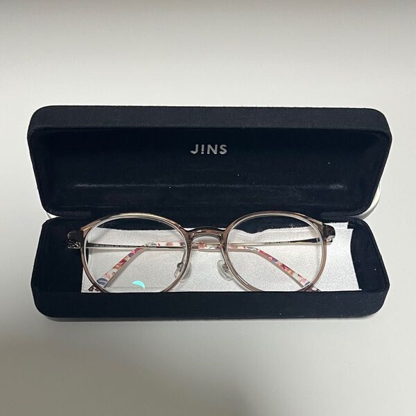 JINS ジンズ メガネ 度入り ケース付き 美品