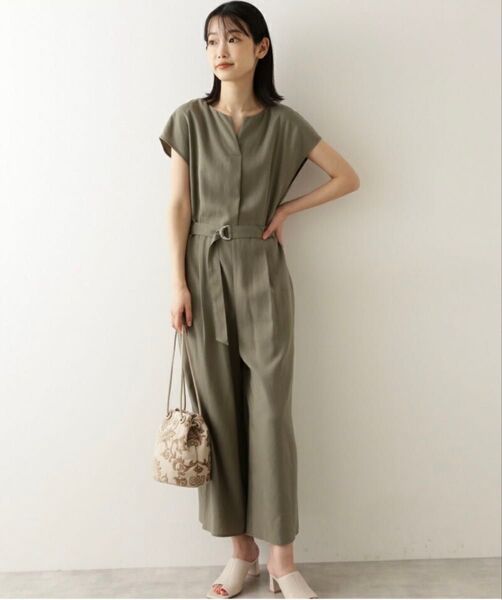 麻混コンビネゾン NATURAL BEAUTY BASIC
