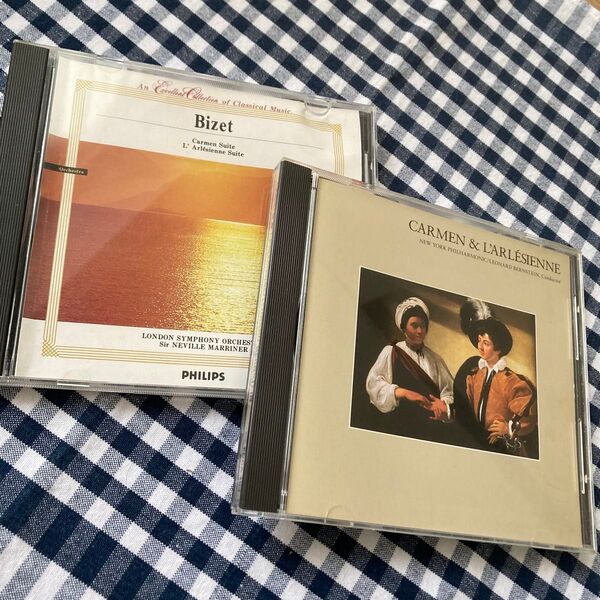 クラシックCD Bizet カルメン組曲 アルルの女組曲 他 2枚セット