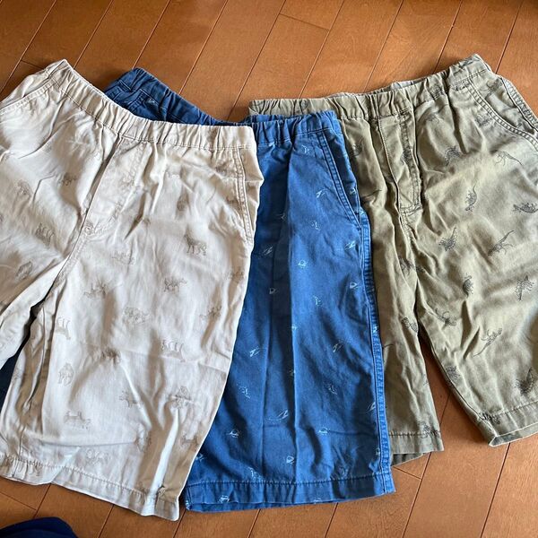 値下げ★ユニクロ ハーフパンツ 3点セット 150cm 男の子