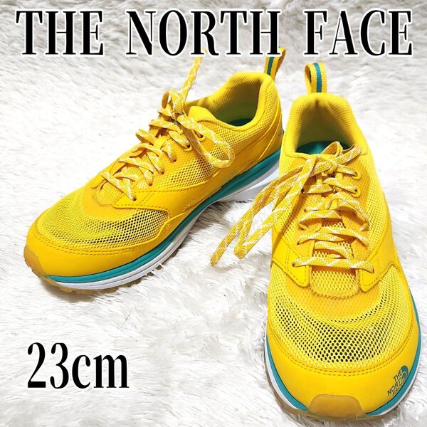THE NORTH FACE ランニングシューズ スニーカー メッシュ 23cm