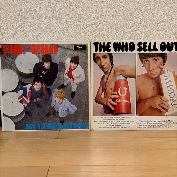 The Who Sell Out My Generation レコード 2点 マイ・ジェネレーション ザ・フー・セル・アウト LP