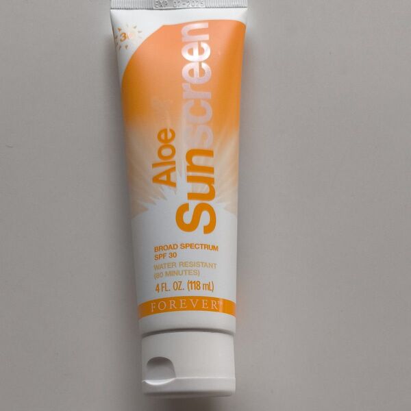 【訳あり】フォーエバーサンスクリーン 日焼け止めクリーム SPF30 天然植物保湿成分アオエベラ液汁15%配合 118ml