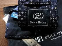 0^o^0ocl♪rb1929美品 ブリックハウス「BRICK　ＨＯＵＳＥ」【夜空・星】ネクタイ_画像2