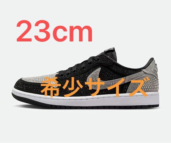 Swarovski × Nike Women's Air Jordan 1 Low OG "Crystal/Shadow"23cm