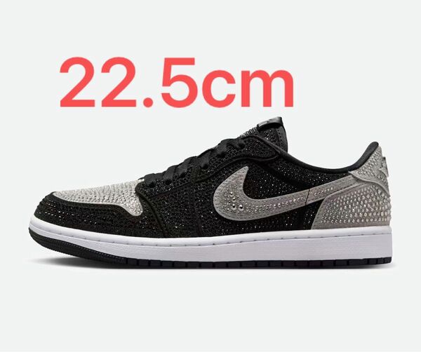 Swarovski Nike Women's Air Jordan 1 Low OG Crystal/Shadow 22.5cm