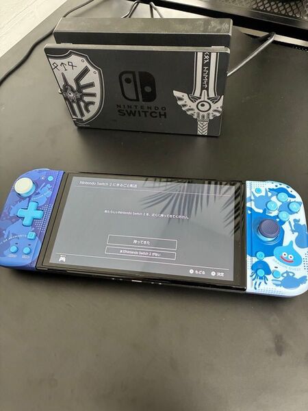Switch本体(有機el) ドック(ドラクエ11限定版) HORIグリップコントローラー(スライム) セット