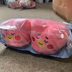 LINE FRIENDS ルームシューズ スリッパ BT21 TATA