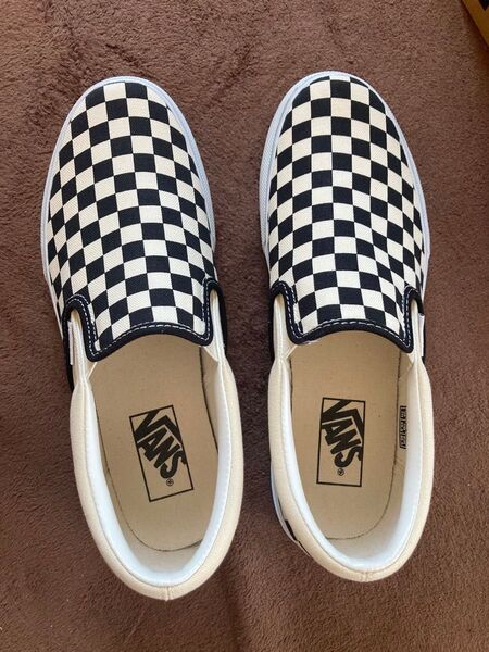 週末SALE VANS V98CLA スリッポン チェッカ柄