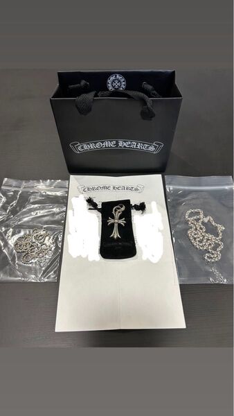 クロムハーツCHクロスペンダントスモールwithベイル