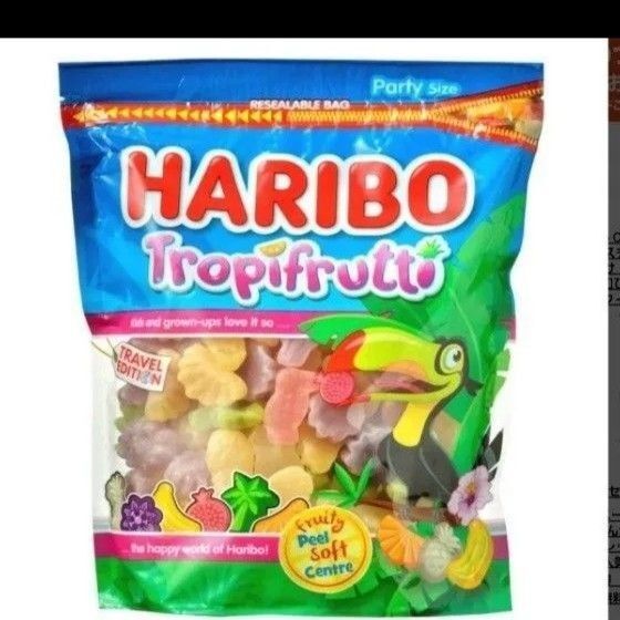 【1袋】【コストコ人気商品】ハリボー HARIBO グミ トロピカルフルーツ 750g