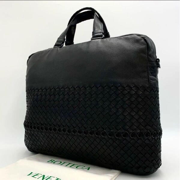 BOTTEGA VENETA ボッテガヴェネタ メンズ ビジネスバッグ イントレチャート ブラック