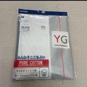 GUNZE VネックTシャツ Mサイズ 新品