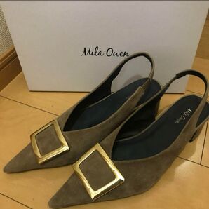Mila Ow ミラオーウェン スウェードパンプス