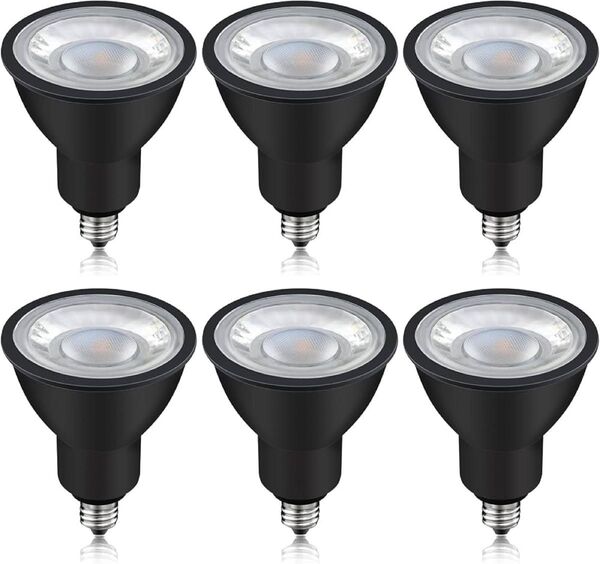 LEDスポットライト E11口金 LED電球 50w形相当 6W 450lm 昼光色 ブラック 6個入り