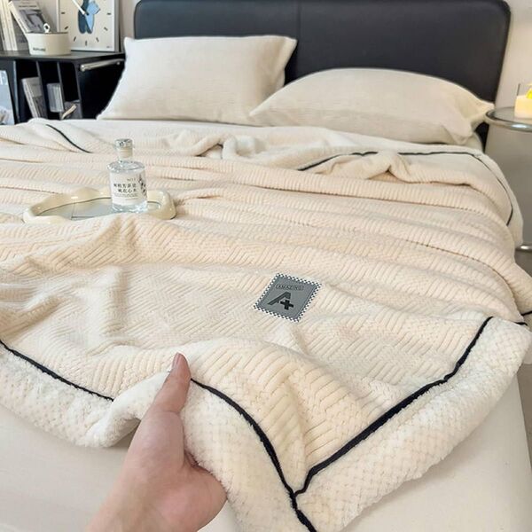 あったか毛布 ブランケット 200*230cm オールシーズン 薄手