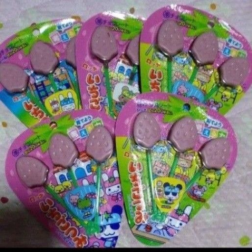 ロッテ LOTTE いちごつみ 5個 おやつ お菓子 いちご チョコレート