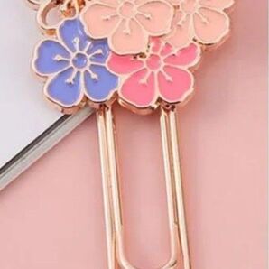 桜 ペーパークリップ しおり