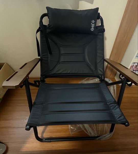 AS2OV RECLINING LOW ROVER CHAIR+MULTI CUSHION/BLACK