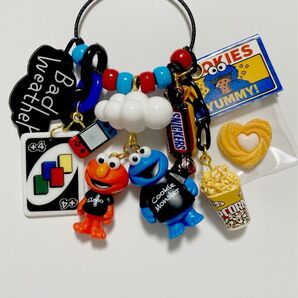 じゃらじゃらキーホルダー 雨の日も仲良し