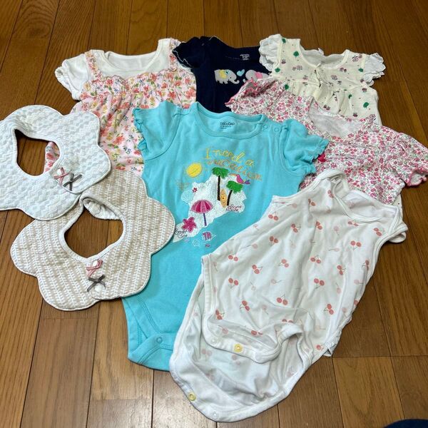 ロンパース スタイ まとめ売り 女の子 70 80