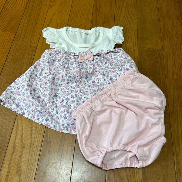 ベビー服 ワンピース ブルマ セット 80㎝ (7月末終了商品)
