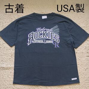 CRABLE SPORTSWEAR メンズ 半袖 Tシャツ Colorado Rockies 古着 USA製