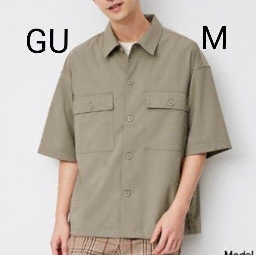 GU ジーユー メンズ シャツ 半袖 Mサイズ