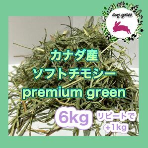 カナダ産ソフトチモシーpremium green 6kg リピートで+1kg